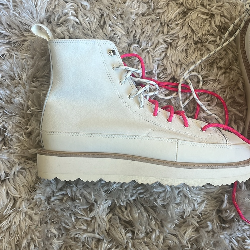 Converse Chuck Taylor Crafted Leather Terrain Boot in Egret 173212C 9.5 - Picture 9 of 10